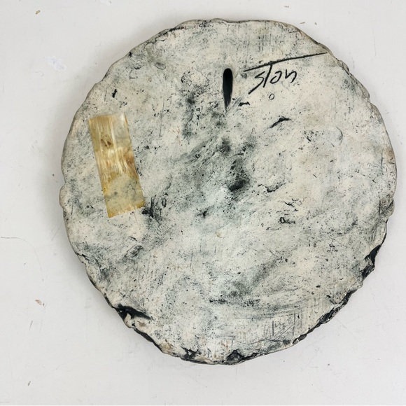 Shapes of Clay Mt St Helens Ash Pig Plaque Art Wall Hanging Decor Signed Stan - Picture 9 of 10